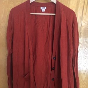 Burnt orange sweater